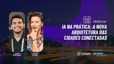 Imagem principal do evento IA na Prática: A Nova Arquitetura das Cidades Conectadas